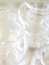 Wavy Clear Glass Jars